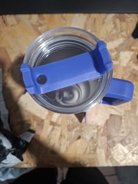 Termohrnček Paladone Disney Stitch s uchom, modrý, 900 ml – bez slamky, stav ako nový (stav: pozri 2. obrázok) 2
