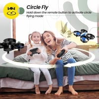 Holy Stone HS210 Mini Drón Gyerekeknek, RC Nano Quadcopter Helikopter, Lebegés, 3D Flip Funkcióval, 3 Akkumulátorral, Kezdőknek, Beltéri  3