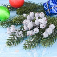 TUPARKA Ezüst Művirág Karácsonyfadísz és Asztaldísz Szett 3
