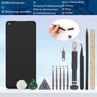 RongZy LCD Kijelző Oppo A72 5G/A73 5G/A53 5G Telefonokhoz - Érintőképernyős Digitalizáló Csereképernyő Szerelőkészlettel, Fekete 7