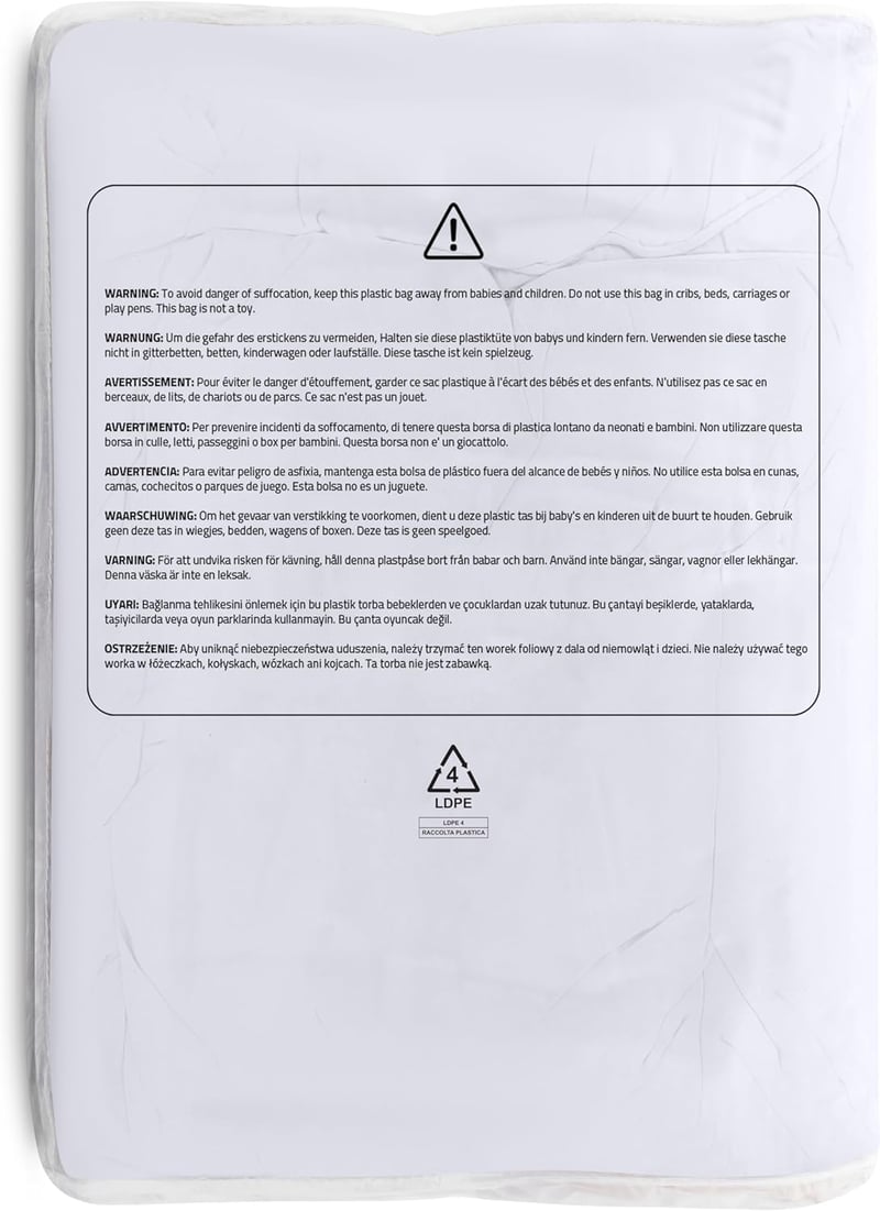 Utopia Bedding Fehér Steppelt Matracvédő 90x190 cm - Mély Zsebes, 38 cm-ig Nyújtható