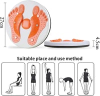 Rózsaszín Twister Fitnesz Korong - Mágnesekkel és Zsinórral 2