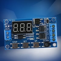 Yosoo Időzítő Kapcsoló 5-36V - LED Kijelzős Ciklikus Késleltető Modul Motorokhoz, LED Szalagokhoz, Szivattyúkhoz, Végtelen Ciklussal 8