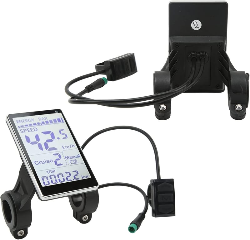 Keenso univerzális LCD kijelző e-kerékpárokhoz és e-rollerekhez, 24-60V