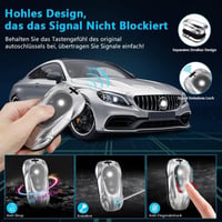 Mercedes S-Osztály C300 Slusszkulcs Tok 2021-2022 - Ezüst 4