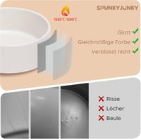 SPUNKYJUNKY Kerámia Dupla Etetőtál Kutyáknak és Macskáknak Bambusz Állvánnyal - Fehér, 400ml 3