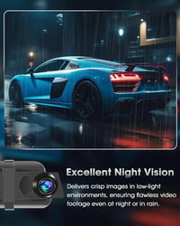 Vtopek T30-EU5 Tükör Menetrögzítő Kamera Szett - Dupla 1080P Felvétel, 10" IPS Érintőkijelző, 170°+140° Látószög, Éjjellátó, Tolatókamera 4