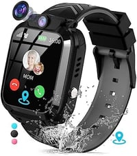 JUBUNRER GPS Okosóra Gyerekeknek - Vízálló IP68 Telefonfunkcióval, SOS Gombbal, Játékokkal, Ébresztőórával - Fiúknak és Lányoknak Karácsonyr 1