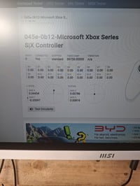 Controller wireless Xbox Robot White — defect, funcționează parțial: ambele stick-uri au drift (stare: vezi imaginea a 2-a) 2