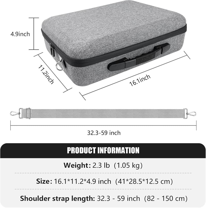 DJI Avata FPV drón táska - Hordozható utazótáska teljes készlethez, kompatibilis Goggles szemüvegekkel