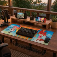 Gamer set: 2x USB-C kábel + LED páska + XXL podložka + organizér + opierka zápästia 1
