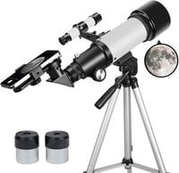 EACONN 70mm refraktor teleszkóp 400mm fókusztávolság AZ állvánnyal kezdőknek 1