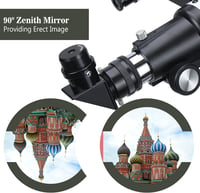 EACONN 70mm refraktor teleszkóp 400mm fókusztávolság AZ állvánnyal kezdőknek 4