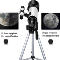 EACONN 70mm refraktor teleszkóp 400mm fókusztávolság AZ állvánnyal kezdőknek 3