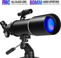 EACONN 80mm Csillagászati Teleszkóp 600mm Hordozható Utazó Távcső Tripod Telefonadapterrel 3