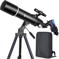 EACONN Távcső Felnőtteknek és Gyerekeknek - 80mm Refraktor Teleszkóp 600mm Fókusztávolsággal, Hordozható Csillagászati Távcső Hátizsákkal 1