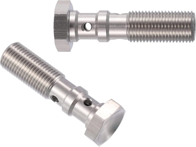 Autohaux M10x1.25 Turbó Fékvezeték Csavar Dupla Banjo Csavar 39mm