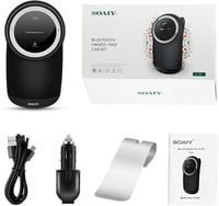 SOAIY S61 Autós Bluetooth Kihangosító - Napellenzőre, Hangvezérléssel 8