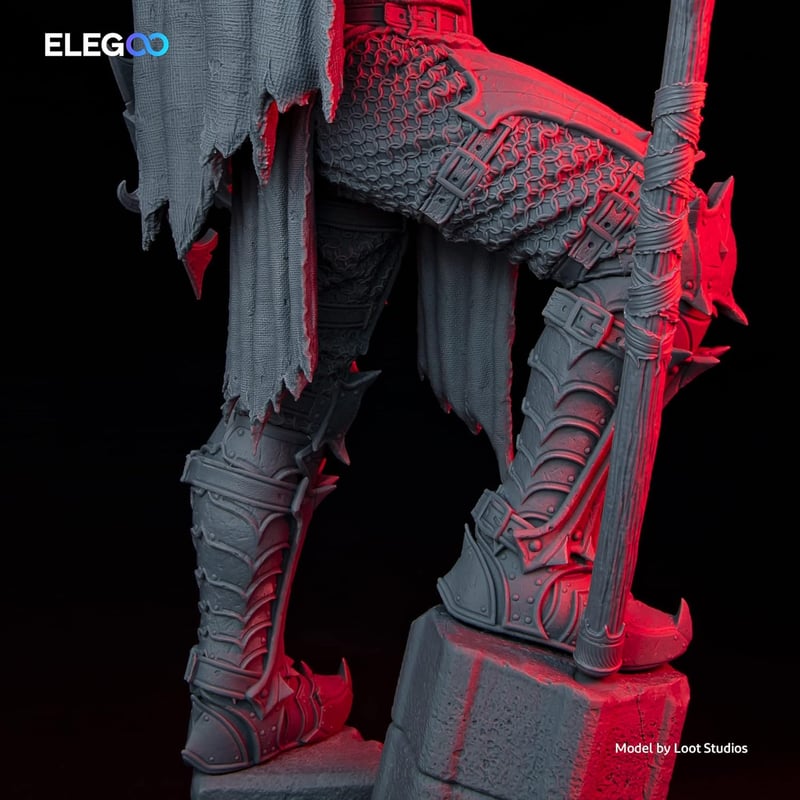 ELEGOO 8K Fotopolimer Műgyanta 3D Nyomtatóhoz - 405nm UV Szürke Gyanta Saturn 2 8K LCD Nyomtatókhoz - 1000g