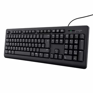 Set tastatură și mouse cu fir Trust Taro, layout german QWERTZ — fără mouse (stare: vezi a 2-a imagine)