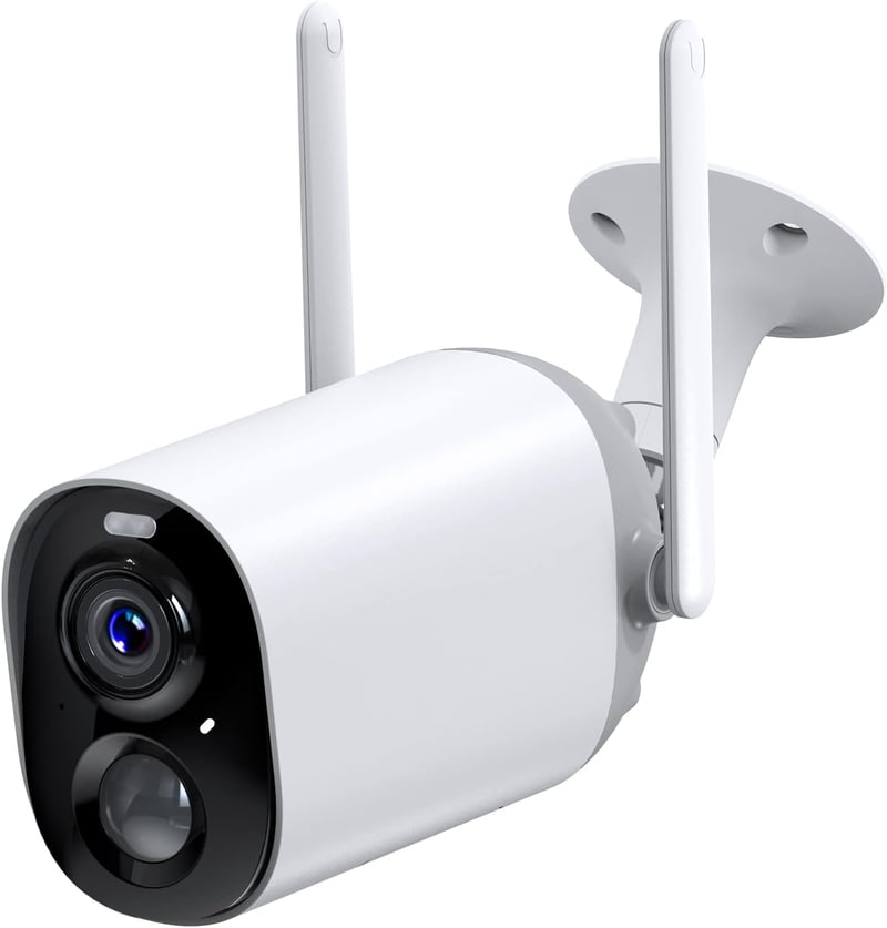 NETVUE 2K Akkus Kültéri WiFi Kamera Éjjellátással és Mozgásérzékelővel