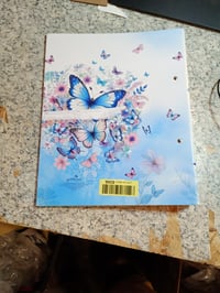goldbuch 37 155 Pillangókert A4 registrator s prstenima, plavo-bijeli, 26 x 32 x 4 cm, vidljivo korišteno 2
