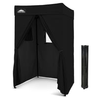 Eagle Peak Flex Ultra Compact összecsukható sátor kabina 120x120 cm, napvédelem, öltözőkabin, hordozható, fekete 1