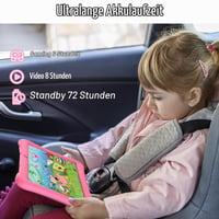 Tabletă pentru copii EagleSoar 10 inchi Android 13 - 3GB RAM 32GB Stocare, Control Parental, 6000 mAh, GPS, Cameră Duală, Husă de protecție, pentru copii de 3-12 ani, Roz 6