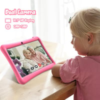 Tabletă pentru copii EagleSoar 10 inchi Android 13 - 3GB RAM 32GB Stocare, Control Parental, 6000 mAh, GPS, Cameră Duală, Husă de protecție, pentru copii de 3-12 ani, Roz 5