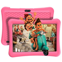 Tabletă pentru copii EagleSoar 10 inchi Android 13 - 3GB RAM 32GB Stocare, Control Parental, 6000 mAh, GPS, Cameră Duală, Husă de protecție, pentru copii de 3-12 ani, Roz 1