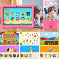 Tabletă pentru copii EagleSoar 10 inchi Android 13 - 3GB RAM 32GB Stocare, Control Parental, 6000 mAh, GPS, Cameră Duală, Husă de protecție, pentru copii de 3-12 ani, Roz 3