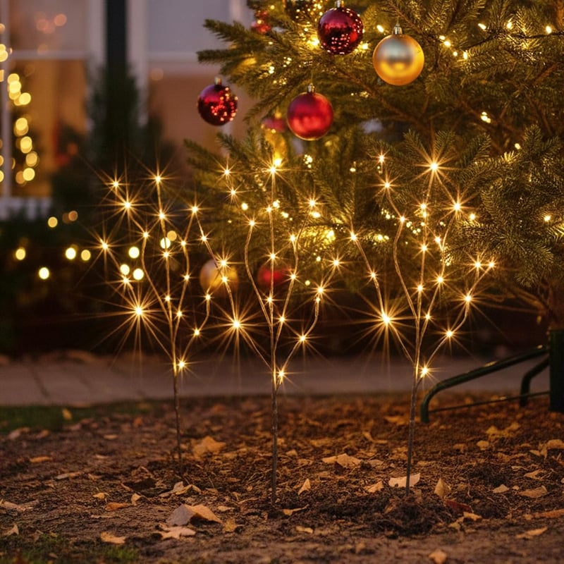 Eambrite 3 darabos LED ágvilágítás 60 LED meleg fehér 76 cm kültéri beltéri