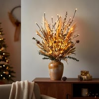 Eambrite 3 darabos LED ágvilágítás 60 LED meleg fehér 76 cm kültéri beltéri 5