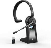 Earbay Bluetooth Headset Mikrofonnal, USB Adapterrel és Töltőállomással 1