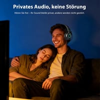 Earbay Wireless TV Fejhallgató Bluetooth 5.4 Töltőállomással Időseknek - Black 5