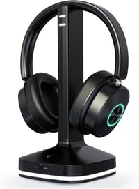 Earbay Wireless TV Fejhallgató Bluetooth 5.4 Töltőállomással Időseknek - Black 1