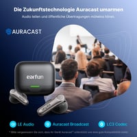 Bluetooth slúchadlá EarFun Air Pro 4+ s potlačením hluku, hybridným meničom, Hi-Res Audio, aptX Lossless, LDAC, 54-hodinovou výdržou batérie, IP55, Bluetooth 6.0 9