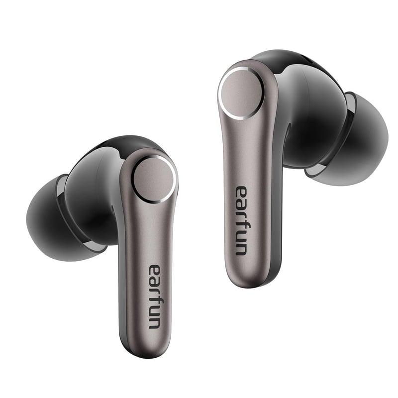 Bluetooth slúchadlá EarFun Air Pro 4+ s potlačením hluku, hybridným meničom, Hi-Res Audio, aptX Lossless, LDAC, 54-hodinovou výdržou batérie, IP55, Bluetooth 6.0