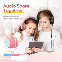 EarFun K1 gyerek fejhallgató vezetékes, hangerő-limitáló (85/94 dB) - rózsaszín 7
