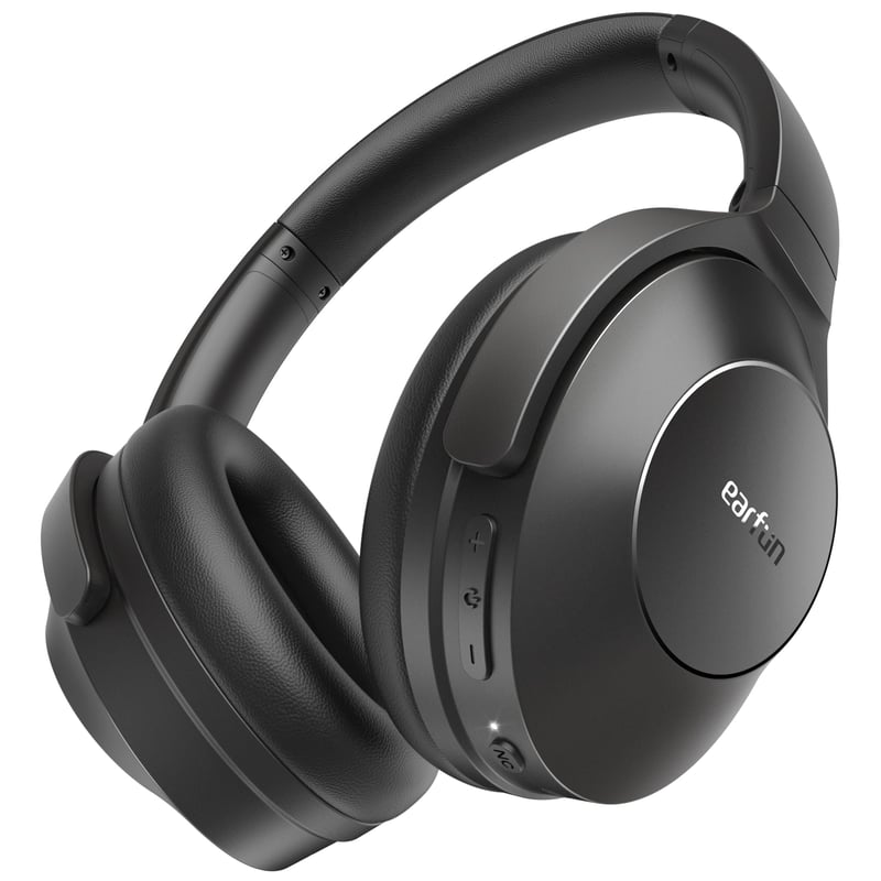 Bluetooth slúchadlá EarFun Wave Life s potlačením hluku, 45dB ANC, Hi-Res Audio, 60-hodinová výdrž batérie, 4 mikrofóny, multipoint, herný režim