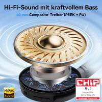Bluetooth slúchadlá EarFun Wave Life s potlačením hluku, 45dB ANC, Hi-Res Audio, 60-hodinová výdrž batérie, 4 mikrofóny, multipoint, herný režim 2