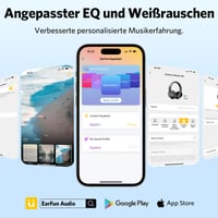 Bluetooth slúchadlá EarFun Wave Life s potlačením hluku, 45dB ANC, Hi-Res Audio, 60-hodinová výdrž batérie, 4 mikrofóny, multipoint, herný režim 9