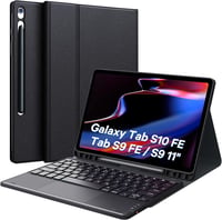 Earto Samsung Galaxy Tab S10 Lite/FE Mágneses Billentyűzet QWERTZ, S Pen Tartóval 1
