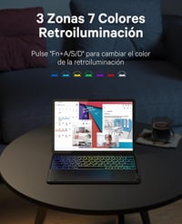 Earto Samsung Galaxy Tab S9 Plus 12.4" billentyűzet 7 szín háttérvilágítás touchpad 3
