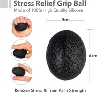 EASJOY Kézfej Erősítő Készlet 6 Darabos Állítható Ujj Tréner Stresszoldó 5
