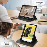 Otočné puzdro EasyAcc pre tablet Samsung Galaxy Tab A9+ Plus 11" – s funkciou nastaviteľného stojana 6