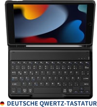 EasyAcc iPad 10.2" Billentyűzetes Tok QWERTZ Német Billentyűzettel, 7-9. Generáció 3