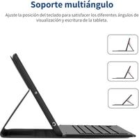 EasyAcc iPad 10.2 hüvely billentyűzettel 9./8./7. generáció fekete 6