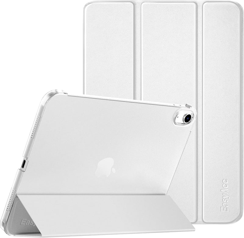 EasyAcc iPad 10. gen. 10,9" / iPad A16 11. gen. ultravékony tok auto alvás/ébresztés - ezüst