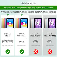 EasyAcc iPad 10. gen. 10,9" / iPad A16 11. gen. ultravékony tok auto alvás/ébresztés - ezüst 2